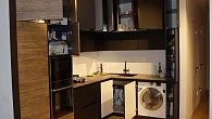 Угловая кухня модерн эмаль/пластик/МДФ РБ180909 (фото 3)