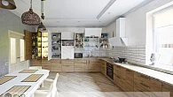 Угловая кухня модерн Cleaf Sherwood пластик/МДФ РБ181003 (фото 4)