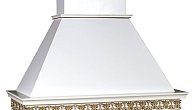 Вытяжка Viaona Cappe Инфинити 120 с ВМ-510/70 new faber белый муар (фото 1)