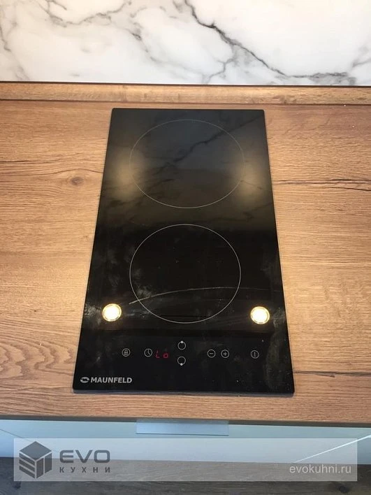 Кухня Egger дуб Галифакс табак / МДФ ПВХ Айвори Софт Тач ЛМ200501 (фото 12)