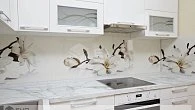 Угловая кухня модерн акриловый пластик/МДФ РН190604 (фото 10)