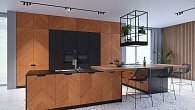 Фасад Integra натуральный шпон с интегрированной ручкой (фото 3)