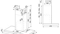 Вытяжка Smeg KICT90BL (фото 4)