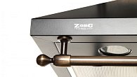 Вытяжка ZorG Technology Allegro B 750 60 черная+релинг бронза (фото 5)