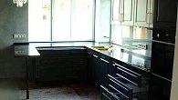 П-образная кухня неоклассика Лонгфорд эмаль/пленка/МДФ РИ200401 (фото 6)