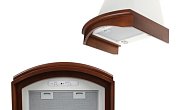 Вытяжка Elikor Ротонда 60П-1000-П3Д бежевый / бук светло-коричневый (фото 3)