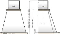 Вытяжка Elikor Ротонда 50П-650-П3Л бежевый / бук светло-коричневый (фото 4)