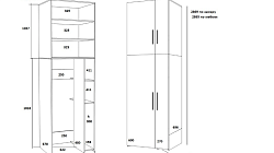 Прихожая и постирочная РХ240104Ш 1