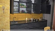 Прямая кухня лофт Alvic Supermatt/ICW пластик/МДФ РН190704 (фото 3)