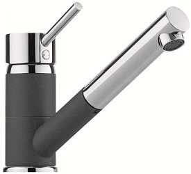 Franke Sinta с выдвижным изливом (графит)1