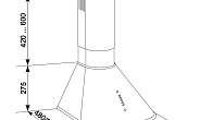 Вытяжка ZorG Technology Viola 750 60 M бежевая (фото 12)