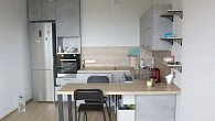 Угловая кухня лофт Cleaf Beton Dark пластик/МДФ/ЛДСП РБ190302 (фото 6)