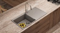 Мойка Omoikiri Yasugata 100-SA Tetogranit/бежевый (фото 5)