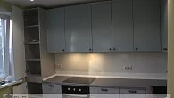 Угловая кухня модерн пленка ПВХ Фьорд / пластик бетон Чикаго ЛН200801 (фото 10)