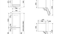 Холодильник Smeg FAB38RPB5 (фото 9)