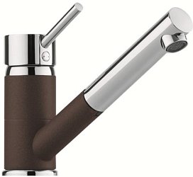 Franke Sinta с выдвижным изливом (шоколад)1