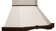 Вытяжка Viaona Cappe Эпоха угловая с ВМ-750/70 new faber слоновая кость (фото 1)