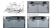 Вытяжка Viaona Cappe Дора угловая ППУ с ВМ-360/70 new faber бежевый муар (фото 2)