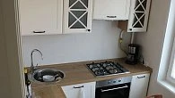 Угловая кухня неоклассика Панфасад эмаль/МДФ РК181106 (фото 1)