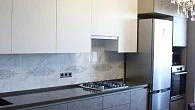 Прямая кухня Alvic supermatt blanco zenit / Osiris titanio sm ШТ200705 (фото 2)