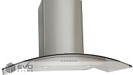 Вытяжка Elikor Аметист S4 90Н-700-Э4Д нержавеющая сталь\тонированное стекло (фото 1)