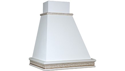 Viaona Cappe Виктория 60 с декором inca 550 белый муар1