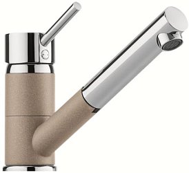 Franke Sinta с выдвижным изливом (миндаль)1