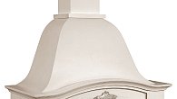 Вытяжка Viaona Cappe Лилия 90 с декором руджери inca 550 слоновая кость (фото 1)