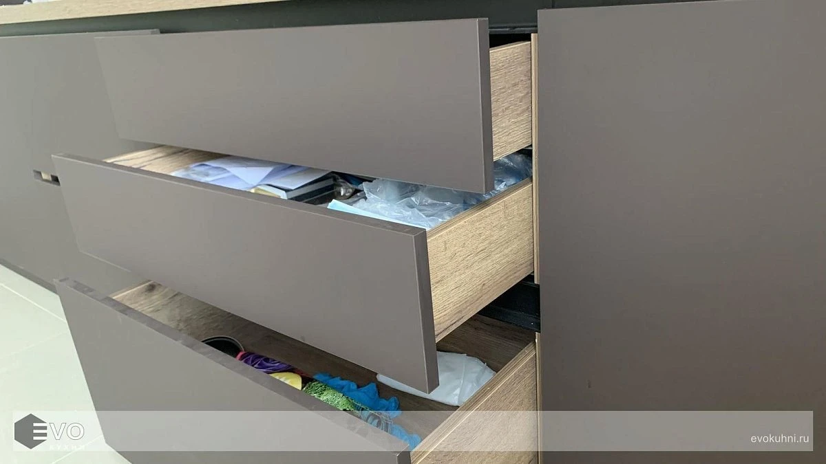 Кухня прямая РН210101 Fenix (фото 5)