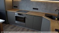 Угловая кухня модерн Родос-2/Сиена пленка/МДФПленка ИР190206 (фото 4)