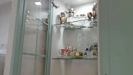 Прямая кухня неоклассика эмаль/МДФ ЛВ200101 (фото 9)