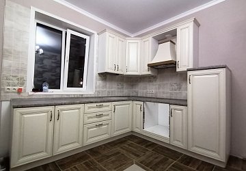 Угловая кухня массив дуба 25 тип 25 натуральное дерево ШТ200702