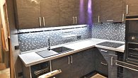 Угловая кухня лофт Синкрон Алвик Evora пластик/МДФ/ЛДСП РН180608 (фото 3)