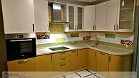 Угловая кухня модерн эмаль/МДФ 295х185 см (фото 1)