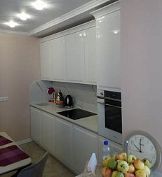 Прямая кухня модерн Fiore-C/Арбор Нова эмаль/МДФ ИН190603