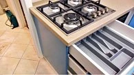 Угловая кухня модерн с порталом Лонгфорд пленка/МДФ РЯ180407 (фото 5)