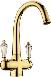 Omoikiri Okinawa-G латунь/золото/прозрачный кристалл1