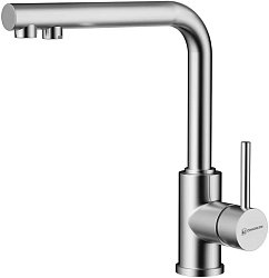 Смеситель Omoikiri Nakagawa 2 Plus-BN латунь/нержавеющая сталь1