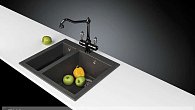 Мойка Omoikiri Bosen 59-2-PL Tetogranit/платина (фото 4)