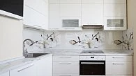 Угловая кухня модерн акриловый пластик/МДФ РН190604 (фото 2)