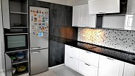 Угловая кухня хай-тек Алвик Luxe metallo пластик/МДФ/ЛДСП РД180101 (фото 8)