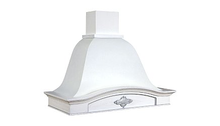 Viaona Cappe Лилия 90 с декором руджери c ВМ-550 ERA (elica) белый муар1