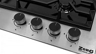 Варочная панель ZorG Technology NT 121 black EMY + inox (фото 3)