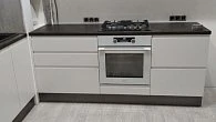 Угловая кухня модерн МДФ эмаль AMZ407 гл / RAL9003 матовая РК200702 (фото 14)