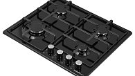 Варочная панель HOMSair HGE643GBK газовая (фото 3)