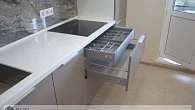 Прямая кухня модерн Alvic Blanco/Alvic Metaldeco пластик/МДФ ИП190503 (фото 16)