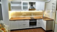 Угловая кухня неоклассика Лонгфорд пленка/МДФ РЯ180410 (фото 4)