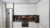 Угловая кухня модерн Alvic Luxe Stuco пластик/МДФ РЯ181013 (фото 3)