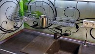 Угловая кухня хай-тек Alvic Luxe пластик/МДФ/ЛДСП (фото 3)
