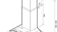 Вытяжка KRONA SABRINA 600 inox/glass push button (фото 3)
